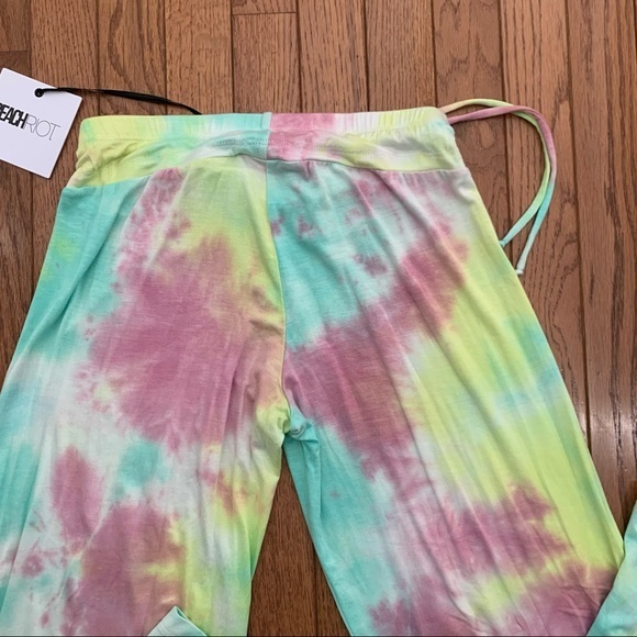 Beach Riot Tie Dye Lounge Wide Leg Pants - Picture 11 of 14